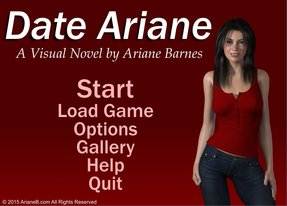 Ariane Barnes Virtual dating game with Ariane Version 1.1 Build 112 Porn Game
