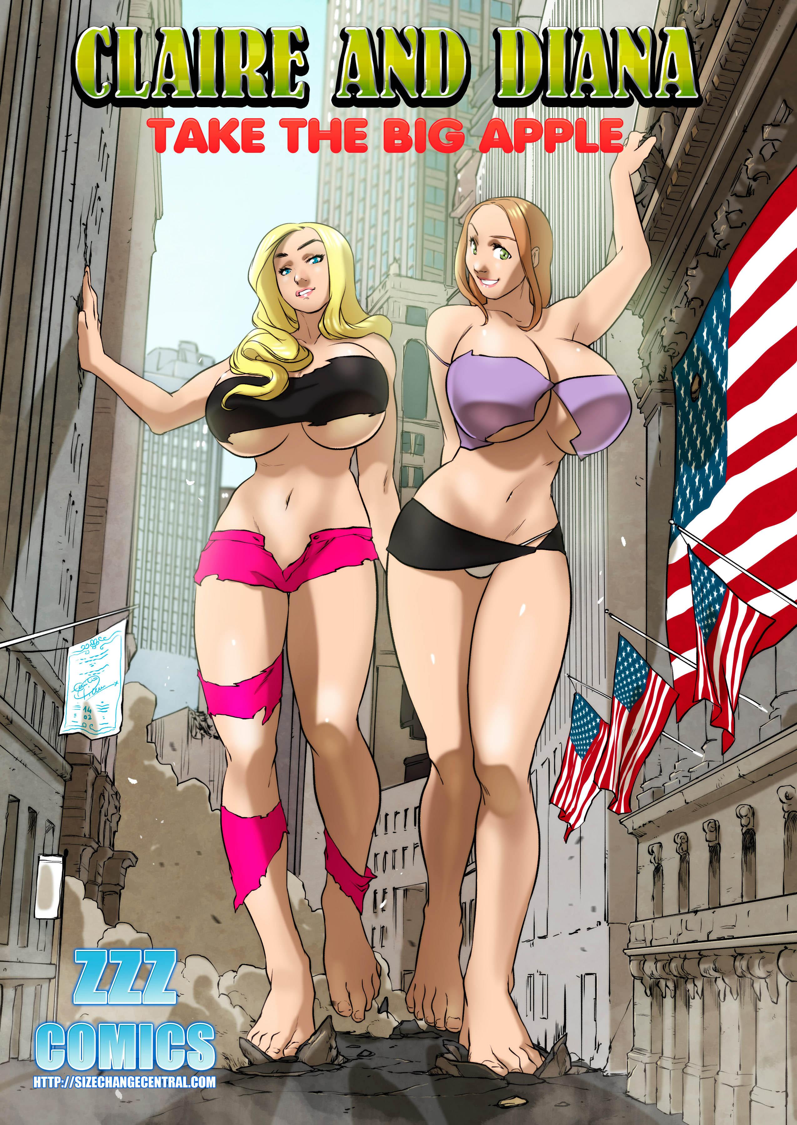 ZZZ Comics – Claire and Diana Take the Big Apple CE Porn Comic