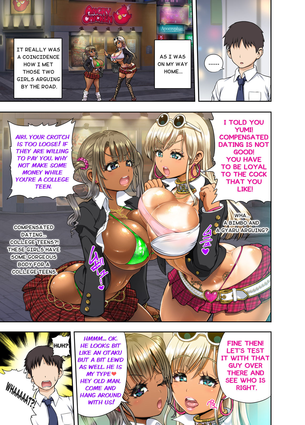 Two big breasted babes love hardcore sex in Rebis Gyaru vs Bimbo COMIC saseco Vol 1 English Hentai Comics