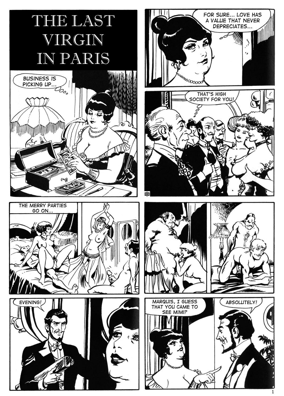 Leone Frollo - The Last Virgin In Paris Porn Comic