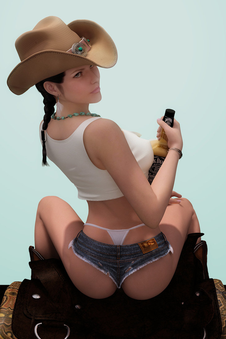 Beautiful girls in sexy costumes - Cowgirl, Geisha and many others in an Artwork collection from new artist Rebelgraphx 3D Porn Comic
