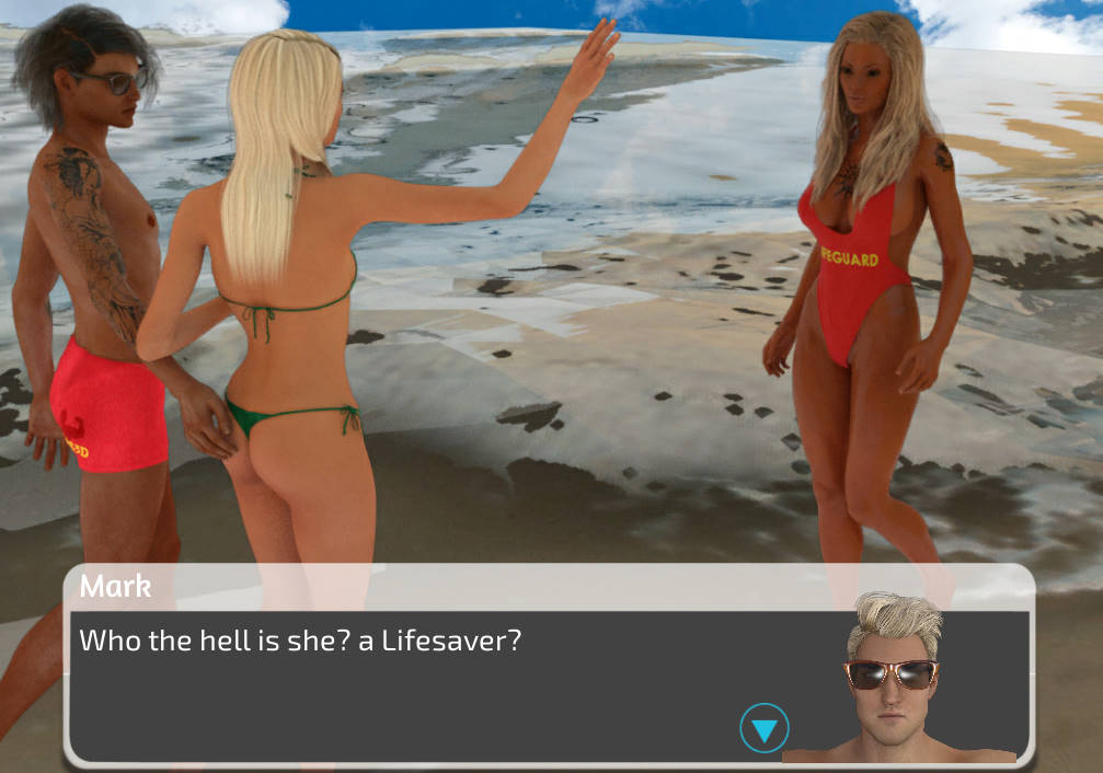 Updated The King of the Beach v0.2.5 from Honeygames Porn Game