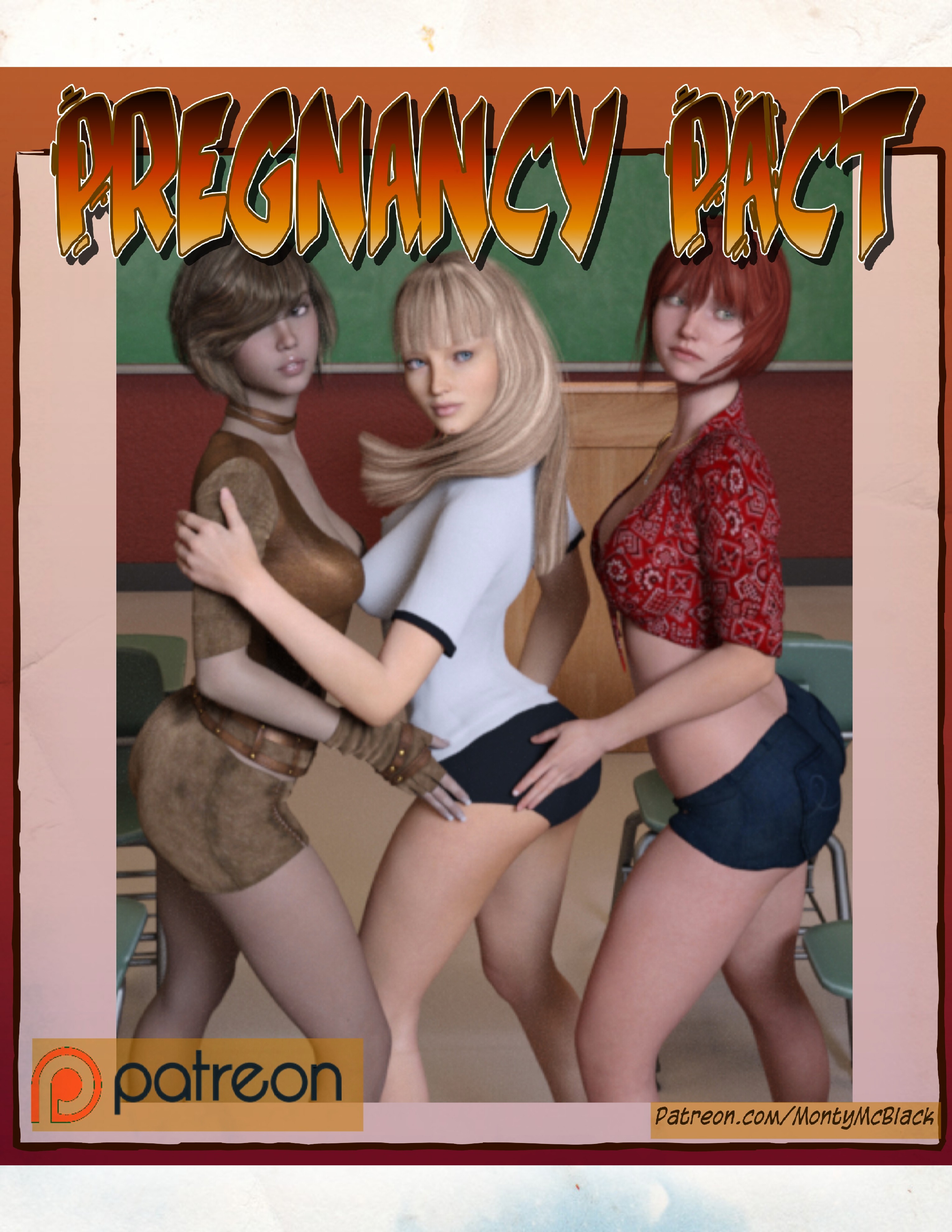 Pregnancy Pact from MontyMCBlack 3D Porn Comic