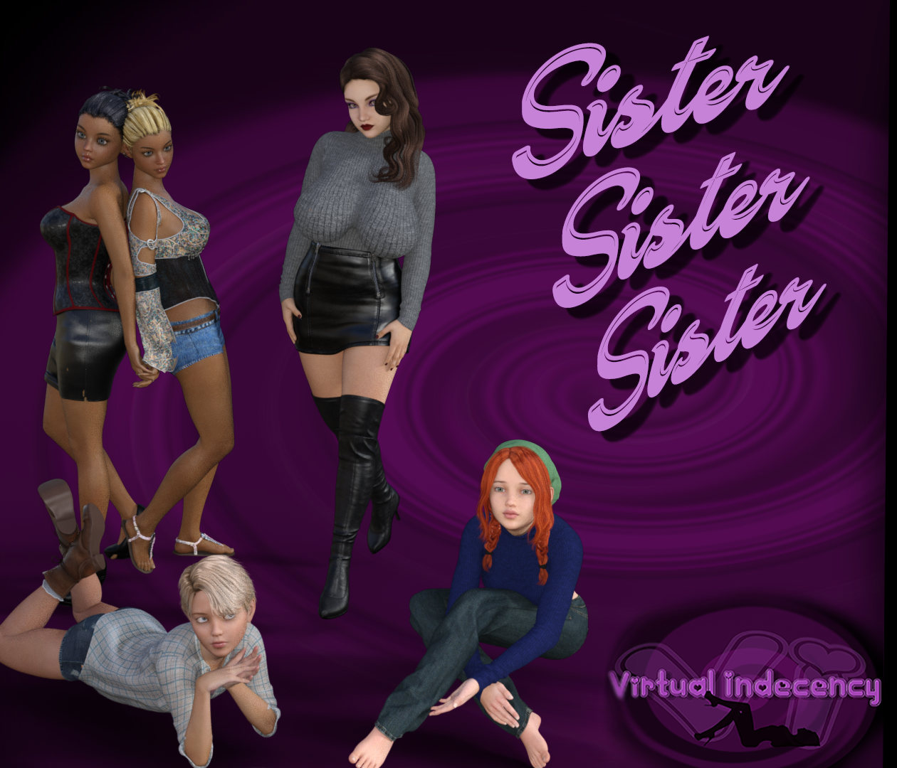 Sister, Sister, Sister Chapter 15 SE Completed+Walkthrough by Virtual indecency Porn Game