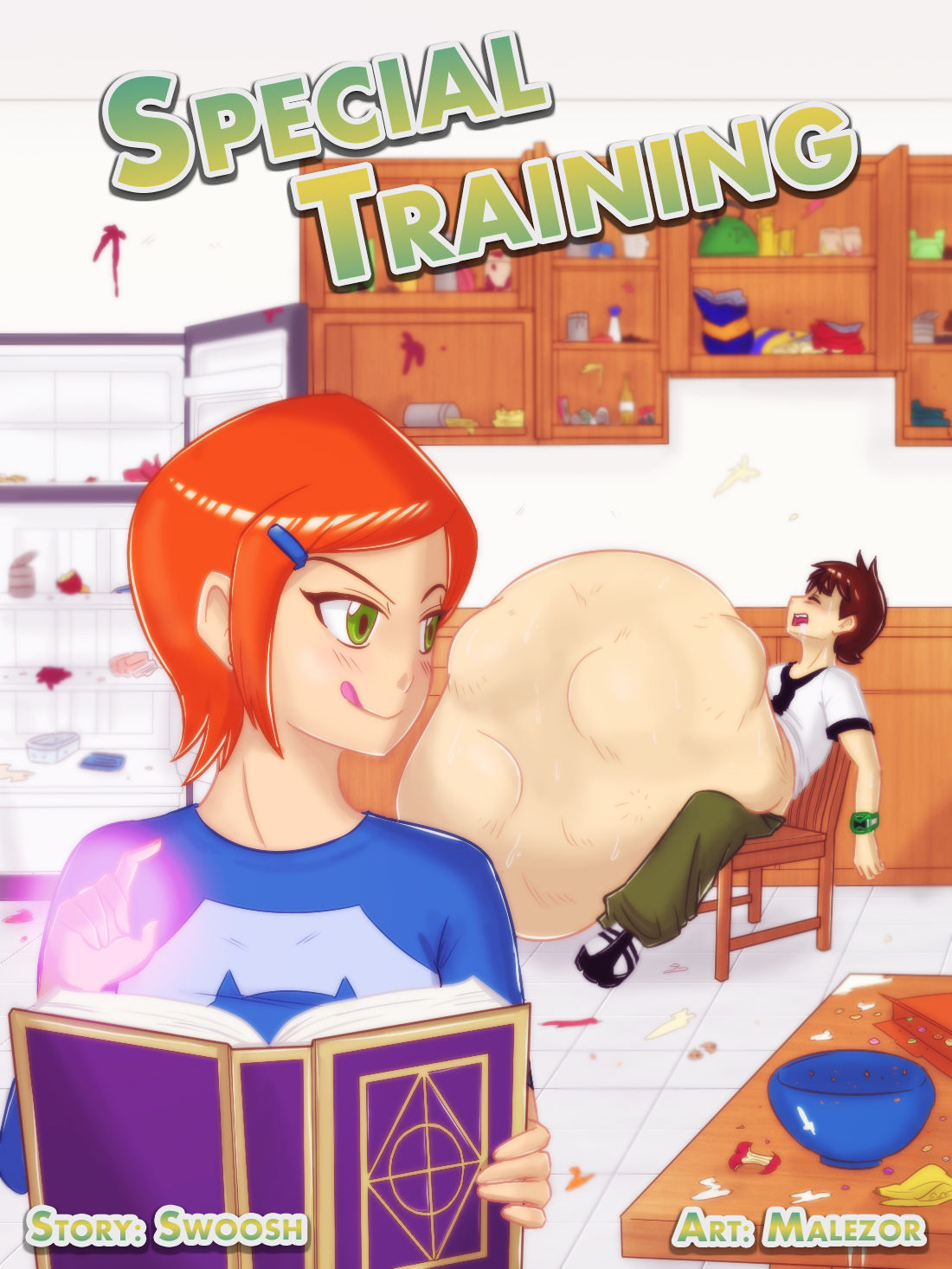 Ben 10 and Gwen Tennyson in Special Training  from Swooshi and Malezor Porn Comic