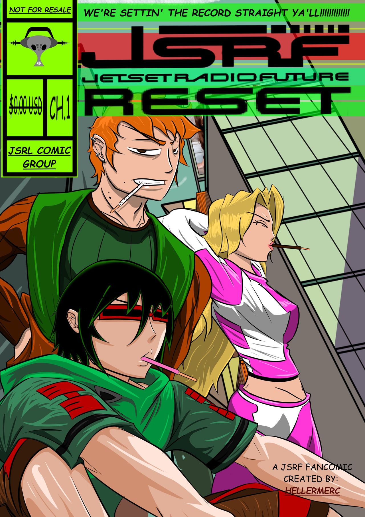 Jet Set Radio Future Reset by Jsrl comics Porn Comics