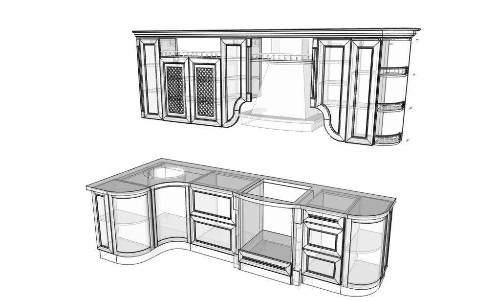 Проект кухни базис мебельщик