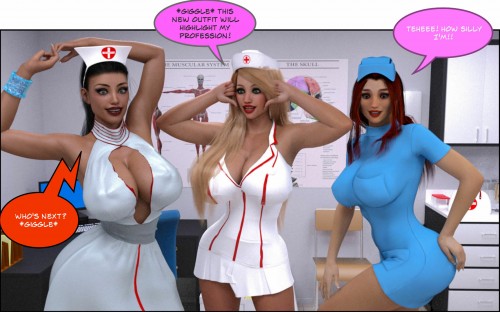 Bela04 - Relucant Nurses 3D Porn Comic