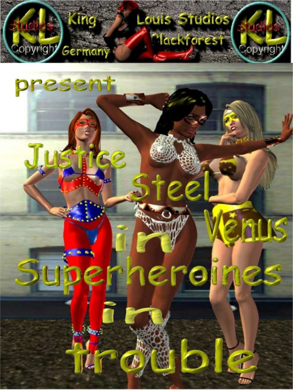 King Louis Studio - Justice Steel - Superheroine In Trouble 3D Porn Comic